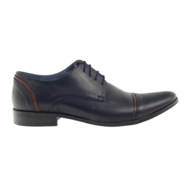 Veni vici Formelle Lederschuhe, Männer Marine Blue 149 blau