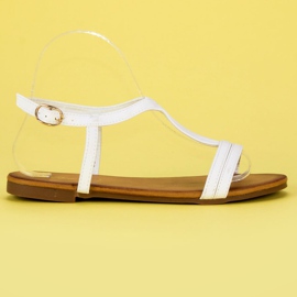 Bella Star Bequeme Damensandalen weiß