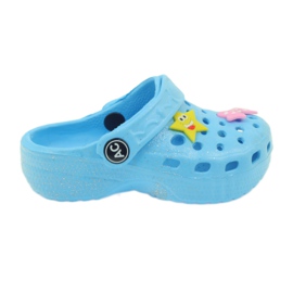 American Club Amerikanische blaue gehäkelte Hausschuhe