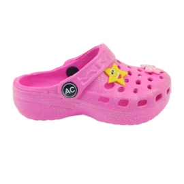 American Club Amerikanische Crocs-Hausschuhe für Kinder rosa