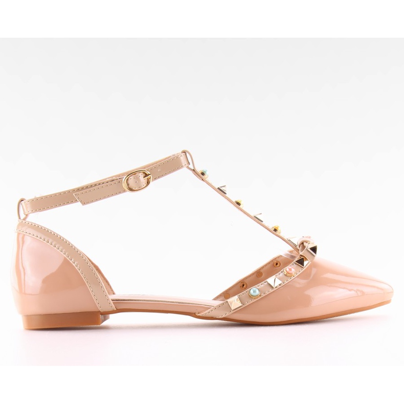 Ballerinas mit rosa Nieten DM29P pink