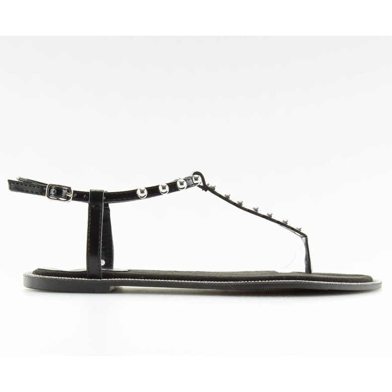 Schwarze Sandalen Flip-Flops 17716 Negro
