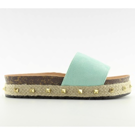 Minze Espadrilles LS51 LT.GREEN grün