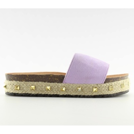Violette Espadrilles LS51 L.PURPLE Hausschuhe lila