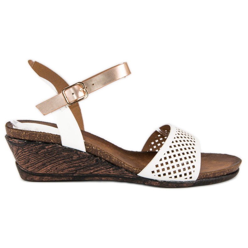 Keilsandalen von Vinceza weiß