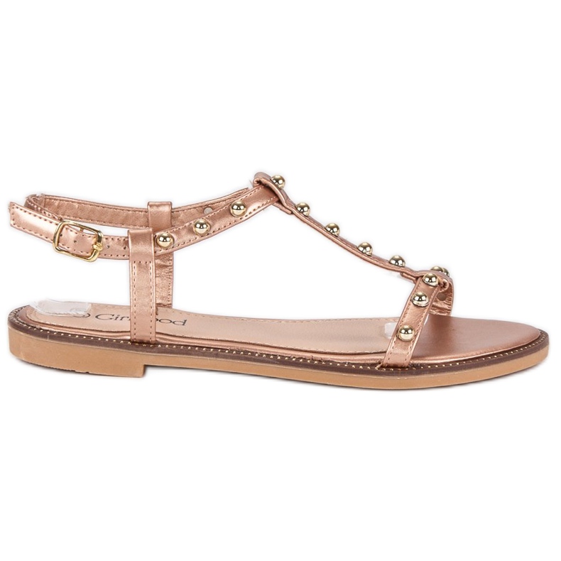 Girlhood Sandalen mit Strass rosa