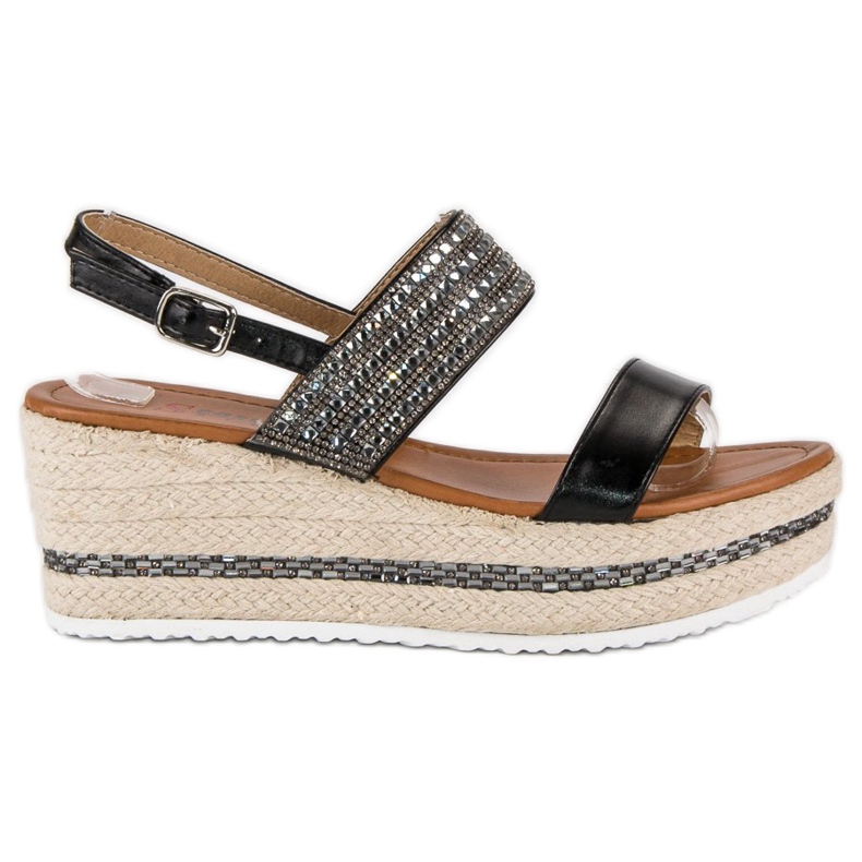 Seastar Espadrilles mit Keilabsatz schwarz