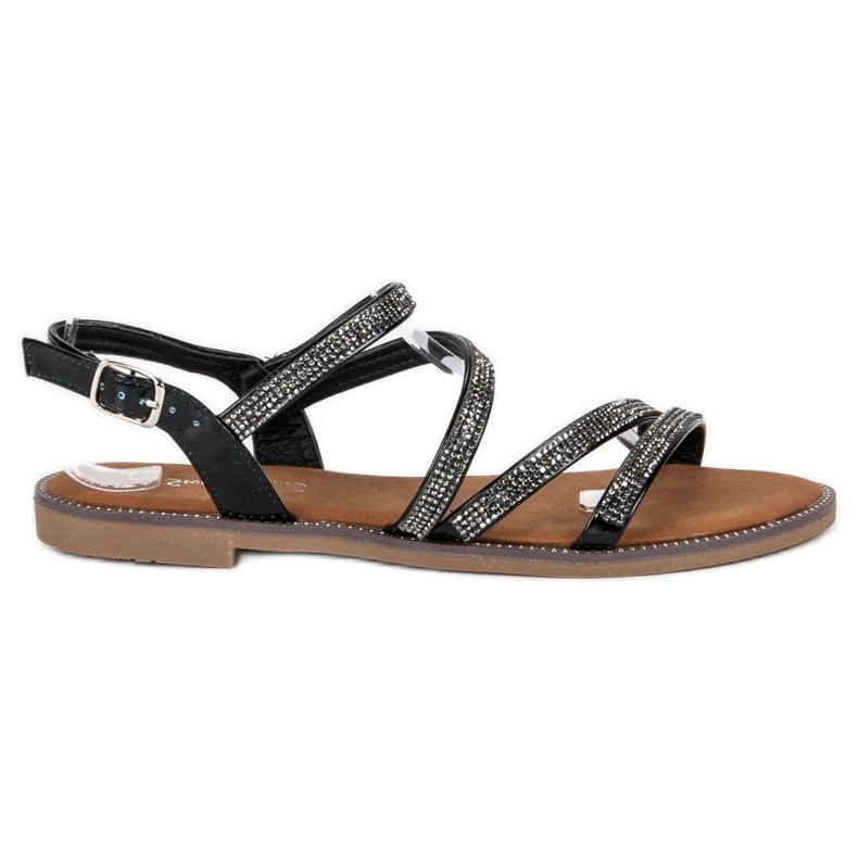 Sweet Shoes Schwarze Damensandalen