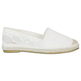 Seastar Espadrilles aus weißer Spitze