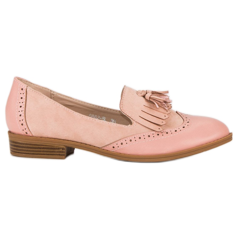 SDS Rosa Loafer mit Fransen