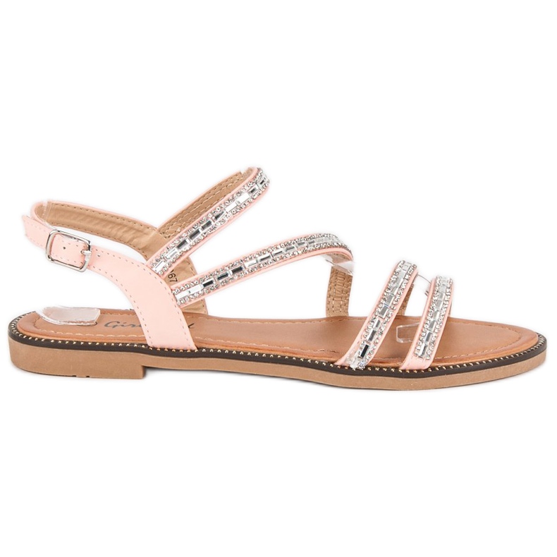 Girlhood Stilvolle rosa Sandalen