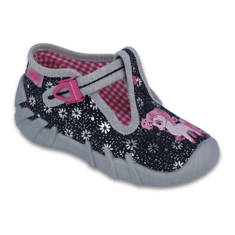 Befado Kinderschuhe 110P328 schwarz grau