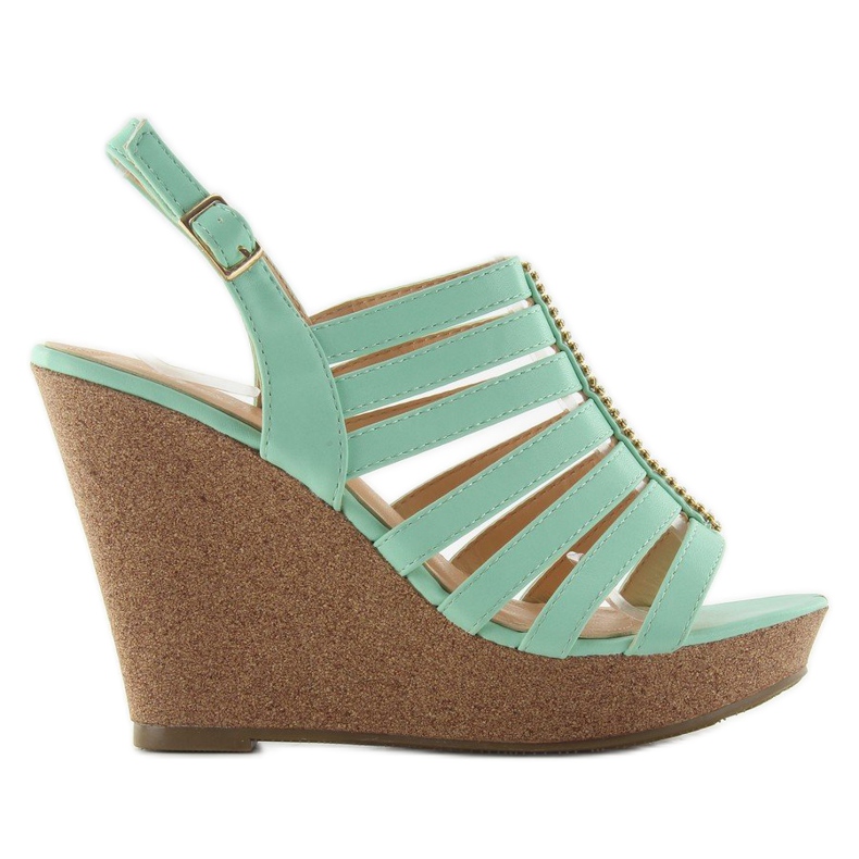 Keilsandalen FA77 Grün