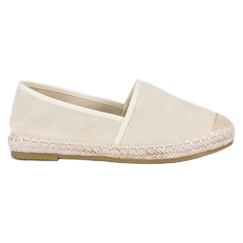 Nio Nio Beige Wildleder-Espadrilles