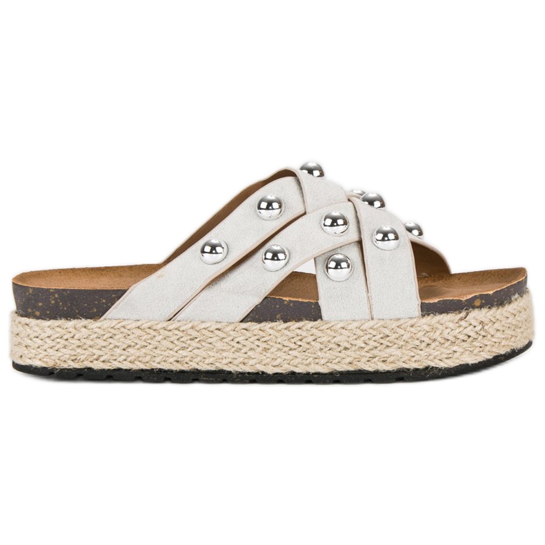 Sergio Todzi Hausschuhe mit Strass grau