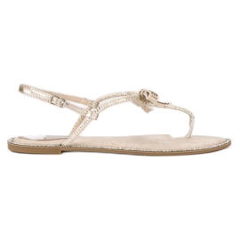 Via Giulia  Elegante Flip-Flops braun