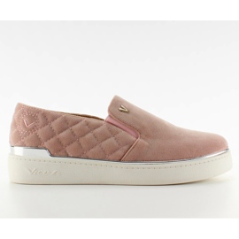 Suede Sneaker Slip-on 7103 Pink rosa