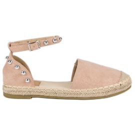 Bestelle Puderfarbene Espadrilles rosa