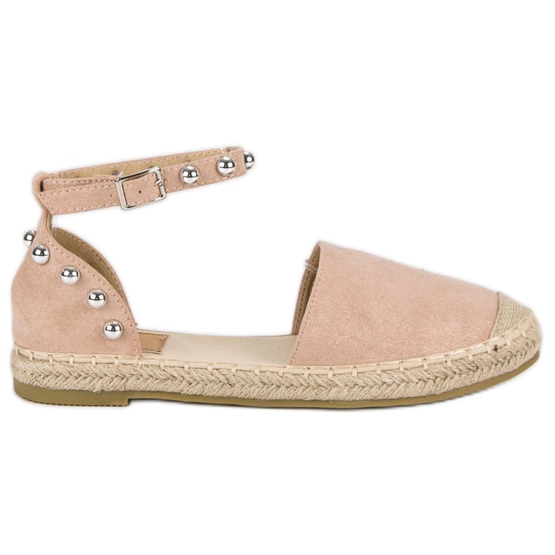 Bestelle Puderfarbene Espadrilles rosa