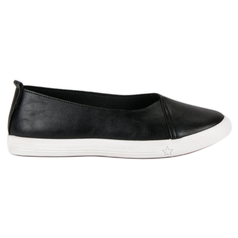 Slip-on-Sneakers schwarz