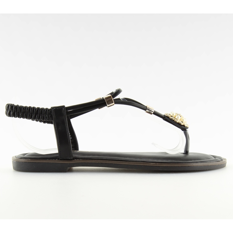 Schwarze Damensandalen Flip-Flops 7537 schwarz