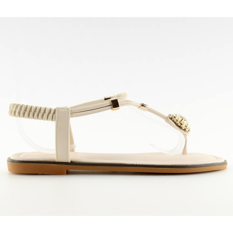 Beige Sandalen für Damen 7537 beige