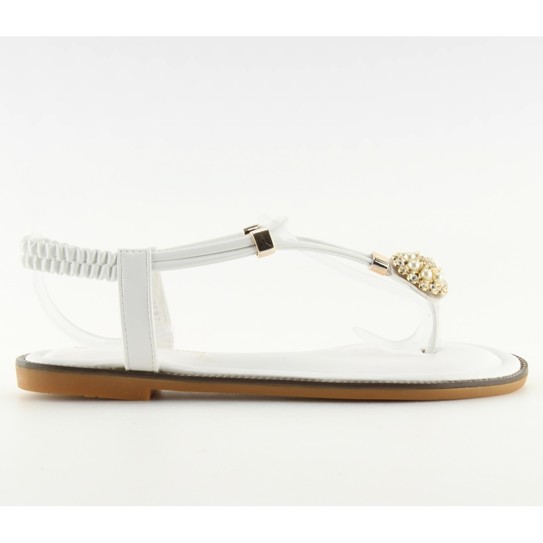 Weiße Sandalen für Damen 7537 weiß