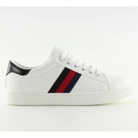 LV60 WHITE / BLACK weiße Sportschuhe