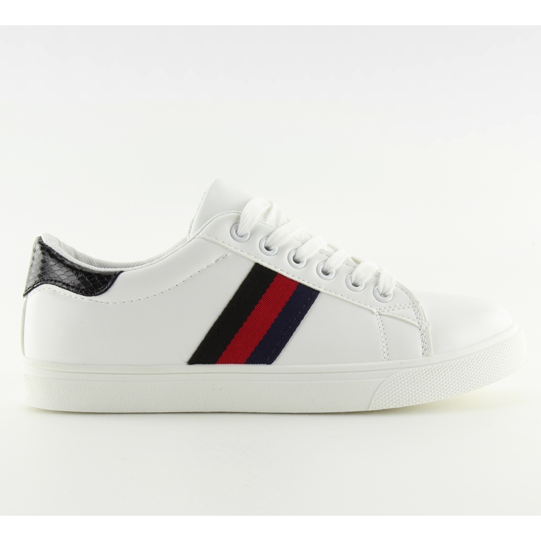 LV60 WHITE / BLACK weiße Sportschuhe