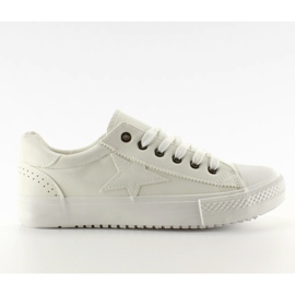 Sneakers mit Stern BL71p White Ecure weiß