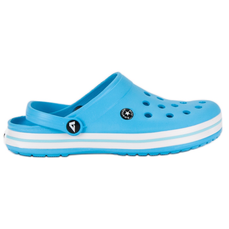 American Club Blaue Gartenpantoffeln