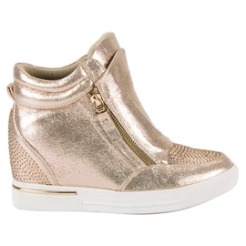 Stilvolle Turnschuhe, Turnschuhe gelb mehrfarbig