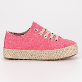Kylie Kinder Turnschuhe Espadrilles rosa