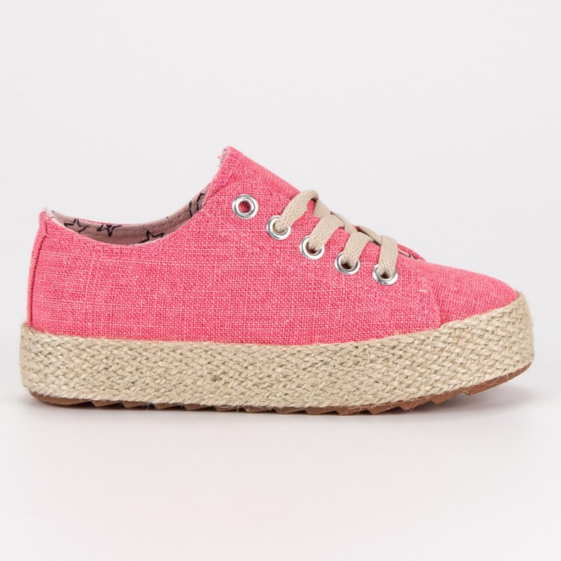 Kylie Kinder Turnschuhe Espadrilles rosa