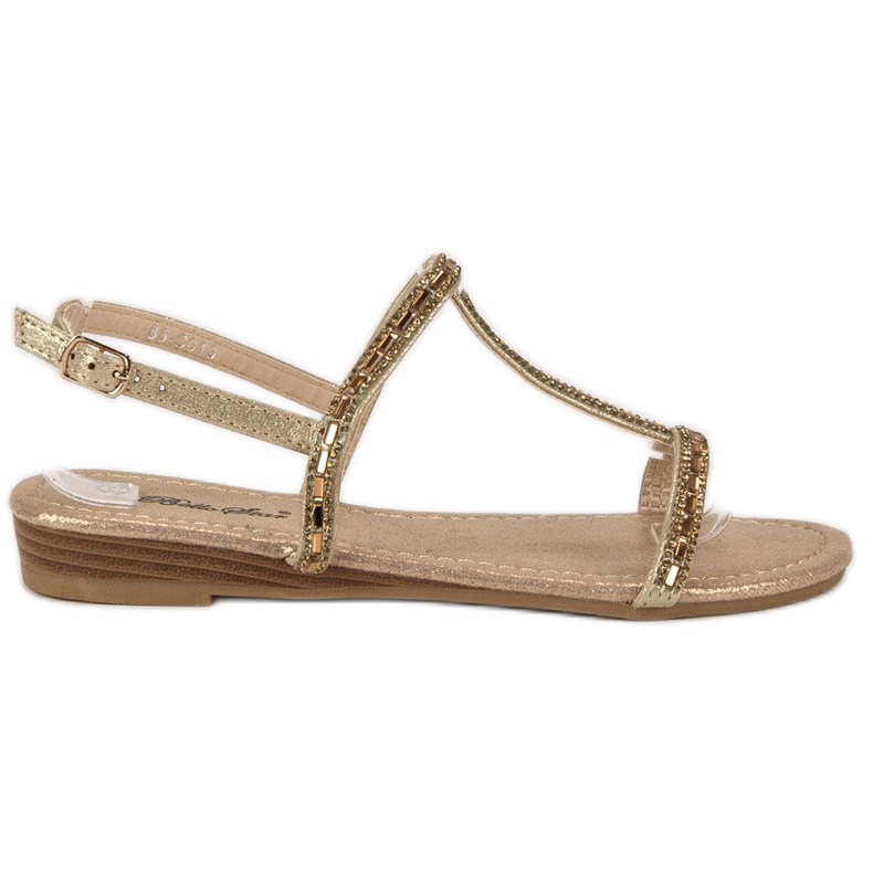 Bello Star Goldene Sandalen für Damen