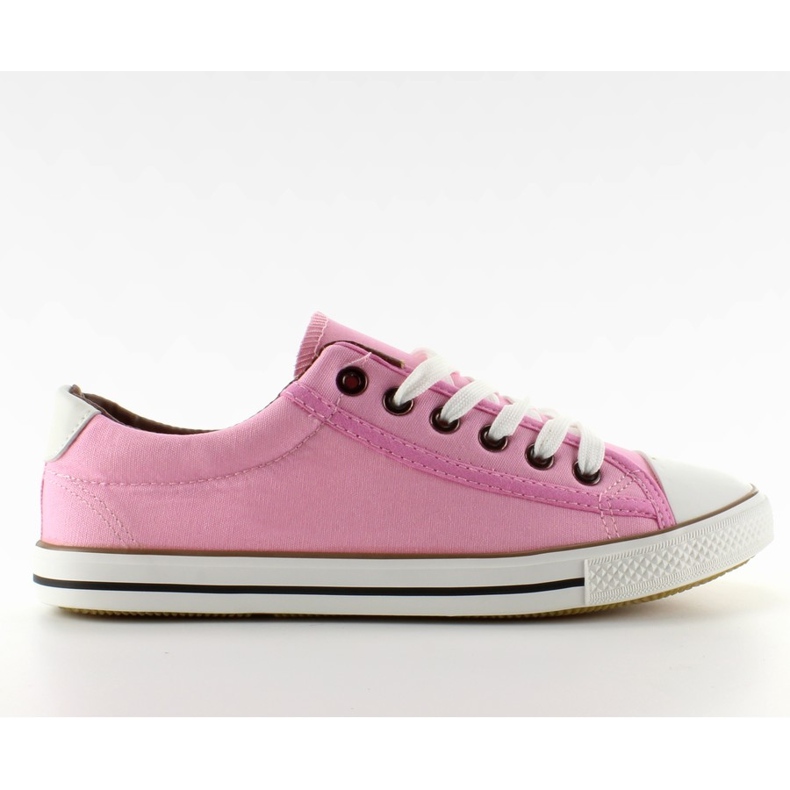 Damen Turnschuhe vollflächig BL63 Pink rosa