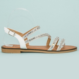 Girlhood Stilvolle weiße Sandalen