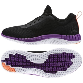Reebok Print Run Prime W Laufschuhe schwarz lila