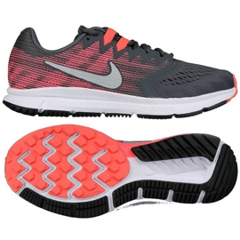 Nike Wmns Zoom Span 2 W Laufschuhe grau rosa