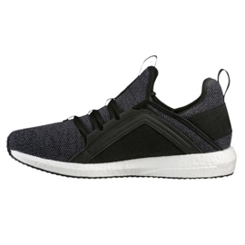 Laufschuhe Puma Mega Nrgy Knit Wn s Black-Asphalt W 190373 01 schwarz