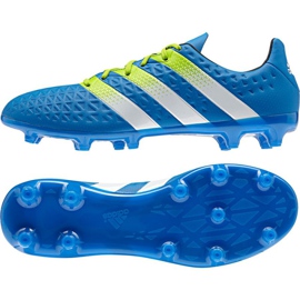 Die adidas Ace 16.3 FG / AG M Fußballschuhe blau