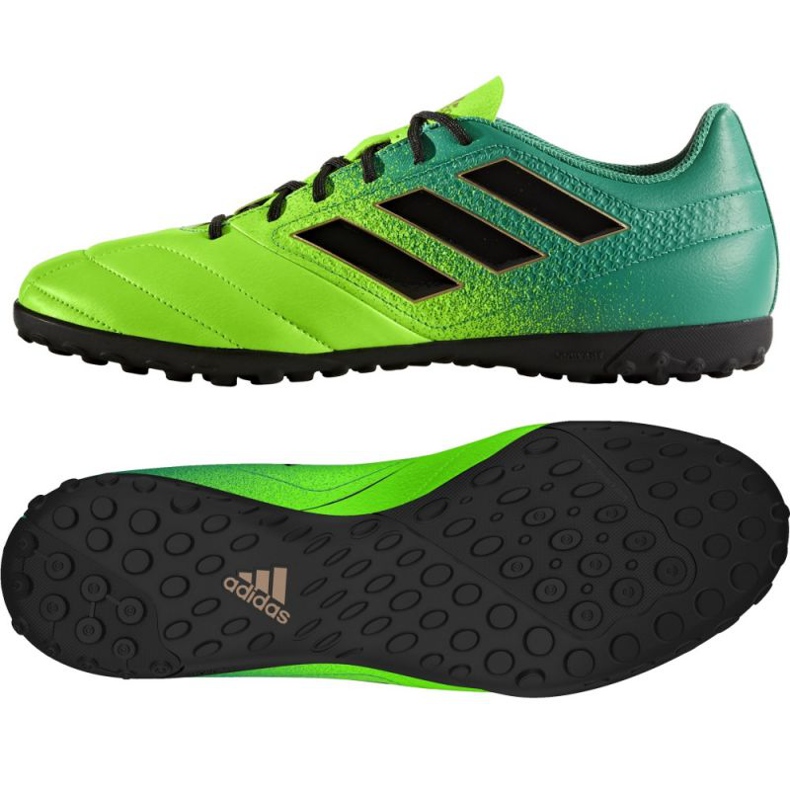 Die adidas Ace 17.4 Tf M Fußballschuhe grün