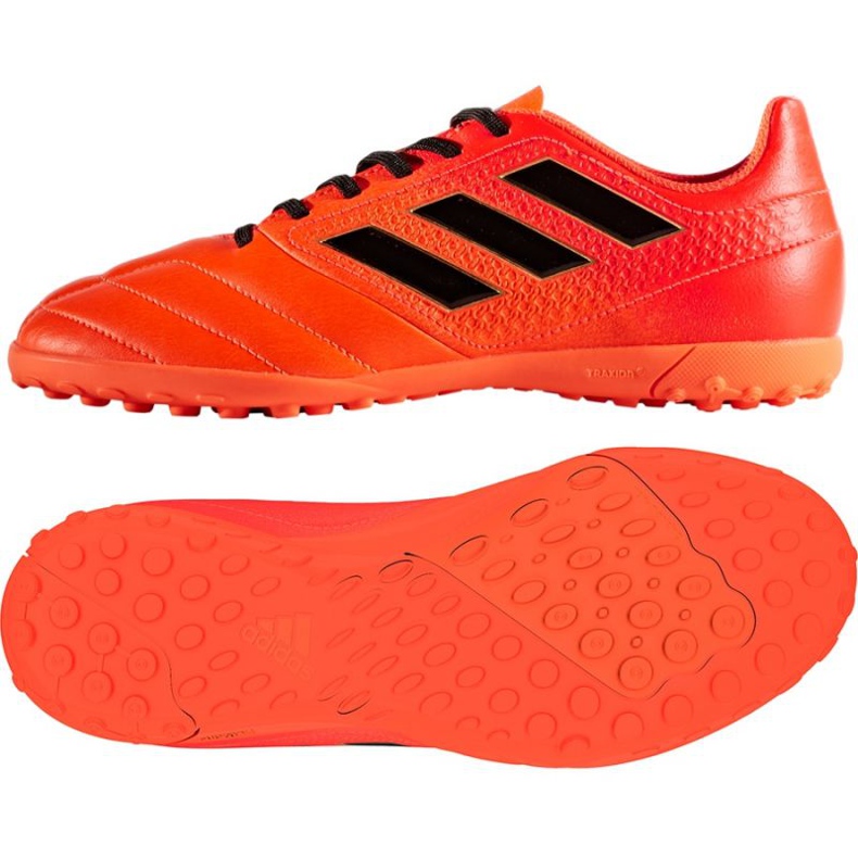 Die adidas Ace 17.4 Tf Jr. Fußballschuhe rot