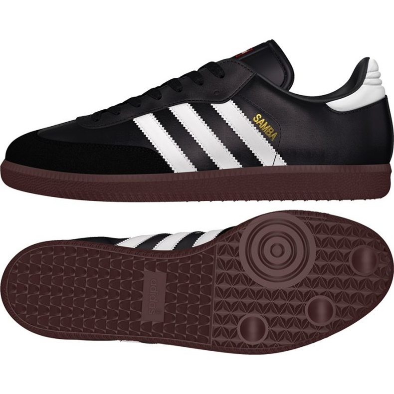 Adidas Samba In M 019000 Fußballschuhe schwarz schwarz