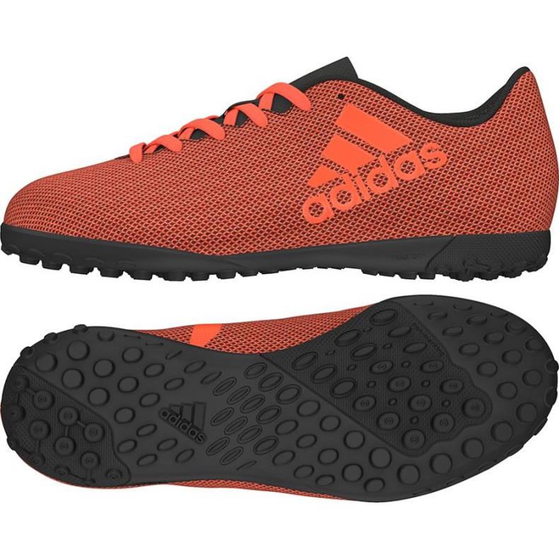 Adidas X 17.4 Tf Jr S82422 Fußballschuhe mehrfarbig orange