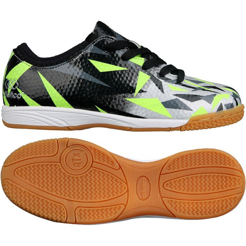 Hallenschuhe Atletico In 7336 S76516 weiß schwarz grün mehrfarbig