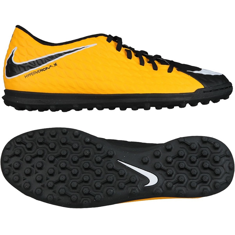 Nike HypervenomX Phade Iii Tf M 852545-801 Fußballschuhe mehrfarbig schwarz