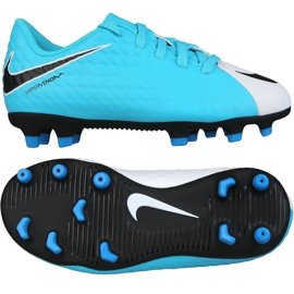 Fußballschuhe Nike Hypervenom Phade Iii Fg Jr 852580-104 blau blau