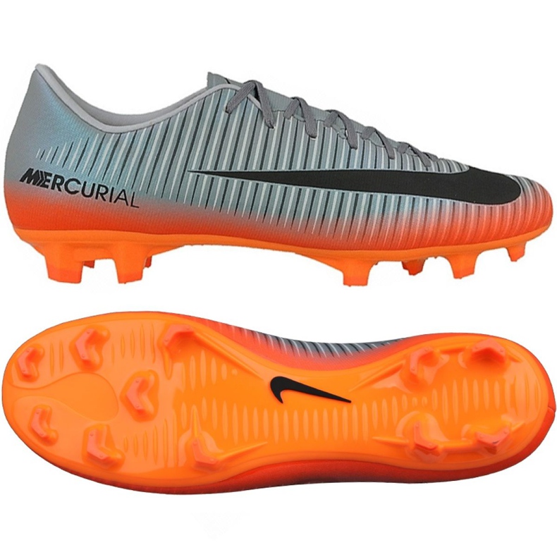 Nike Mercurial Victory Vi CR7 Fg M 852528-001 Fußballschuhe mehrfarbig grau