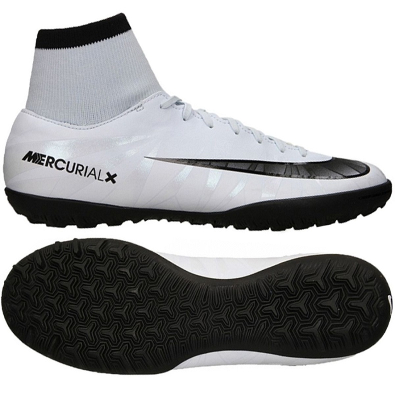Nike MercurialX Victory Vi CR7 Df Tf M 903612-401 Fußballschuhe weiß weiß
